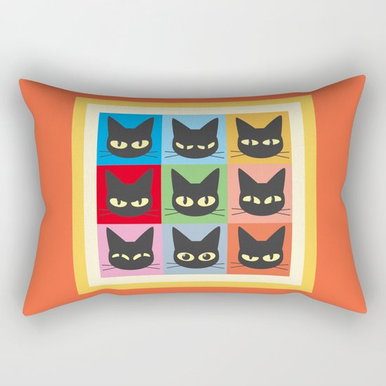Nine emotions Rectangular Pillow