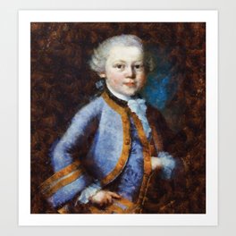 Young Mozart Art Print