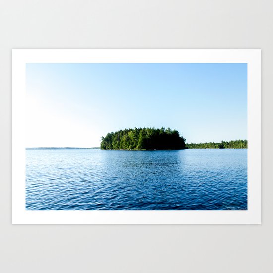 Bottle Island Art Print