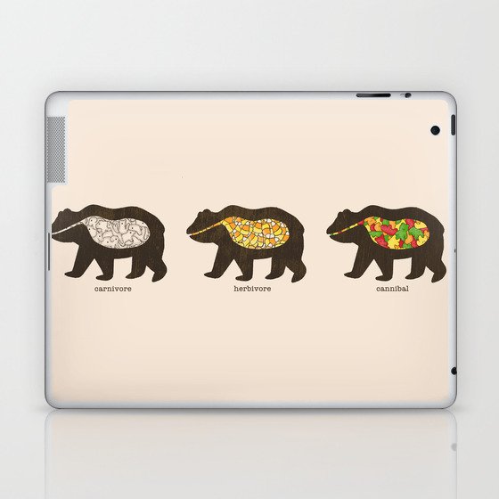The Eating Habits of Bears Laptop & iPad Skin