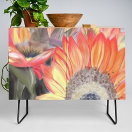 Fall Sunflowers Credenza