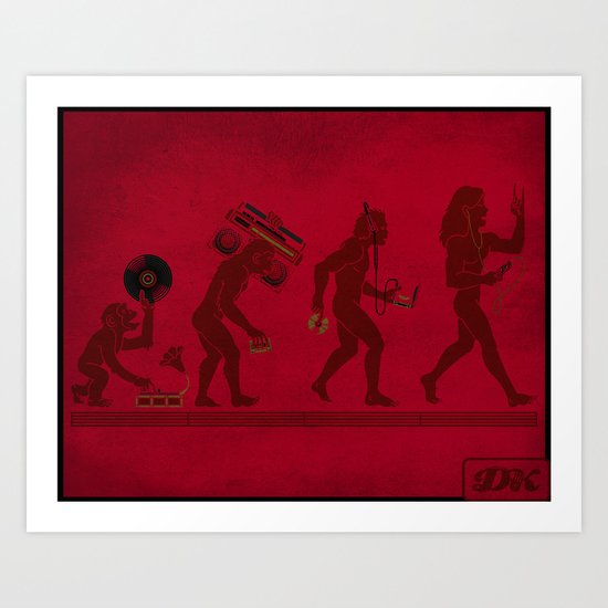 Music (R)Evolution 1.0 Art Print