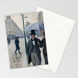 Paris Street Rainy Day (1877) Stationery Card