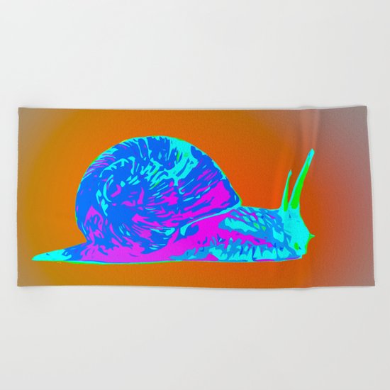Snail Beach Towel