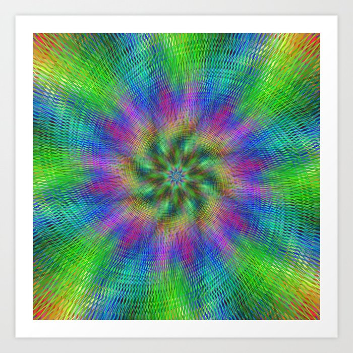 Multicolor abstract Art Print