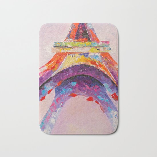 Eiffel tower Bath Mat