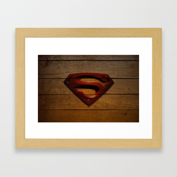SuperWood Framed Art Print
