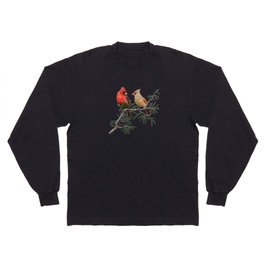 Northern Cardinal Mates Long Sleeve T-shirt