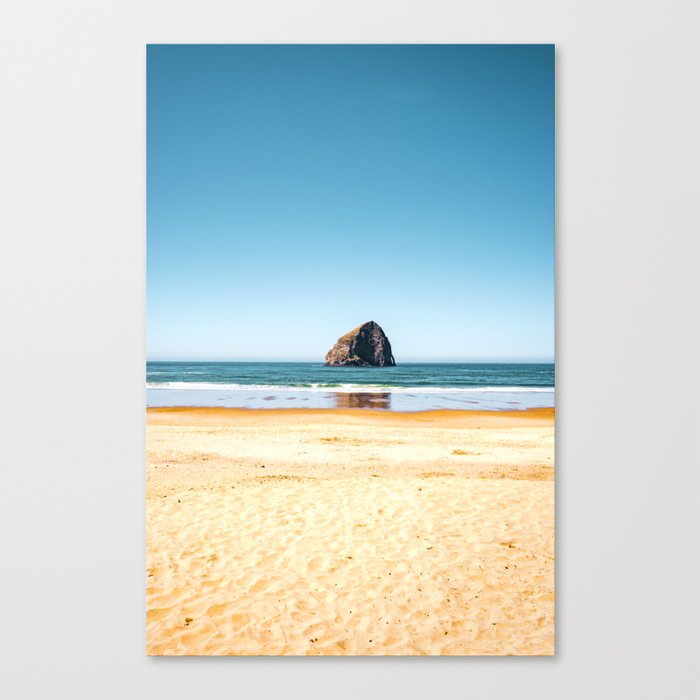 Oregon Coast | Cape Kiwanda Sea Stack at Pacific City | Travel Photography Canvas Print