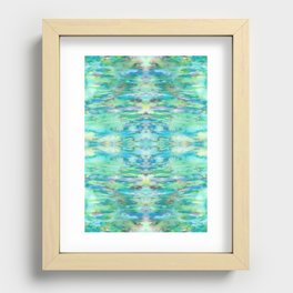 Water and Light Reflections Recessed Framed Print