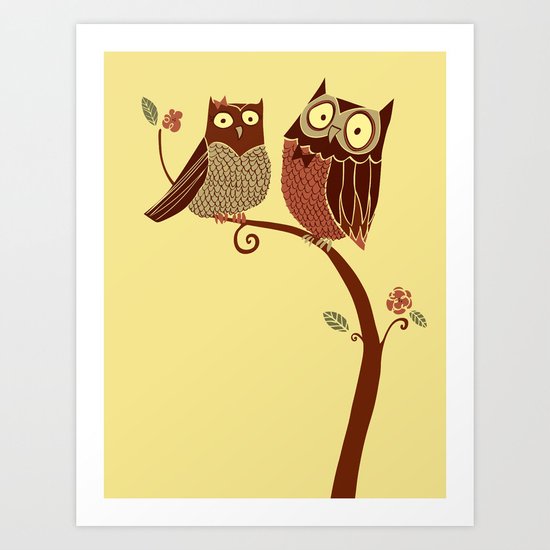 Nice Hooters Art Print