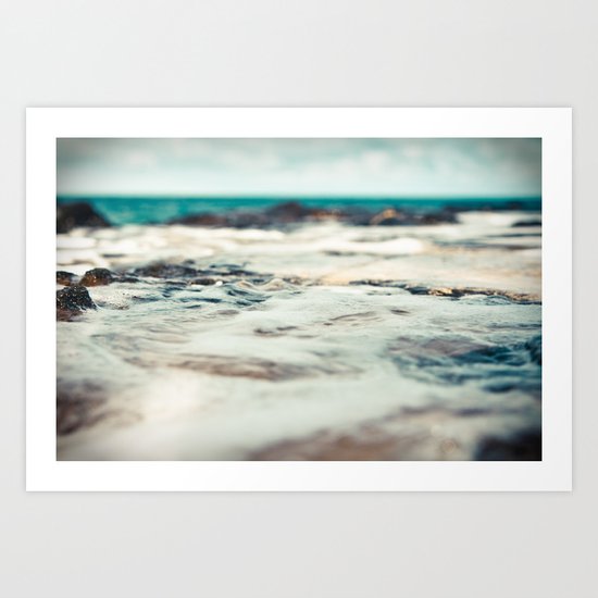 Kauai Sea Foam Art Print