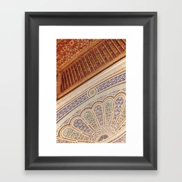Marrakech in Details | Architecture Photography in Morocco  Framed Art Print