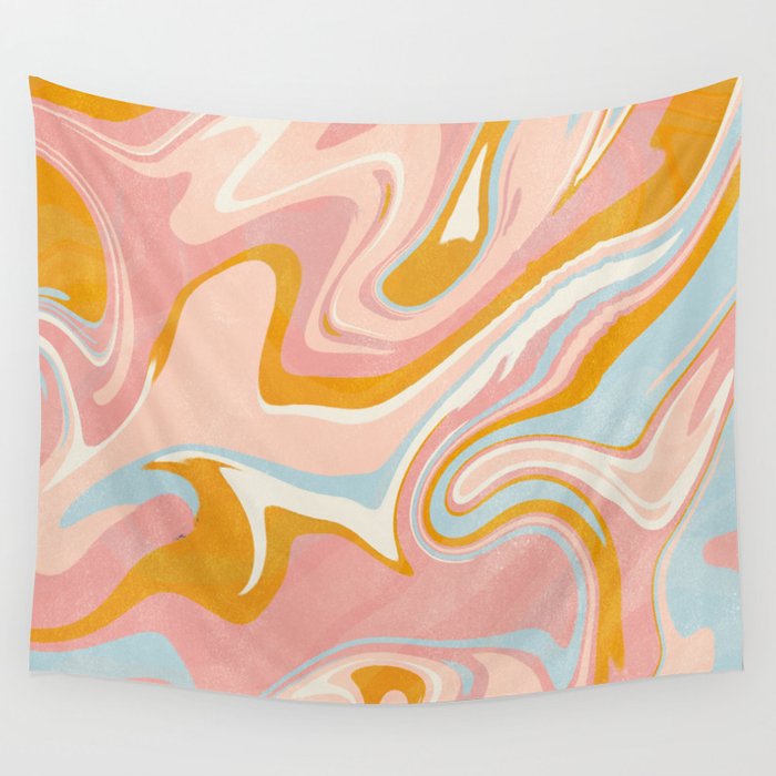 vintage marble Wall Tapestry