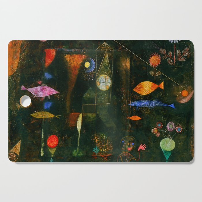 Paul Klee "Fish Magic" Cutting Board