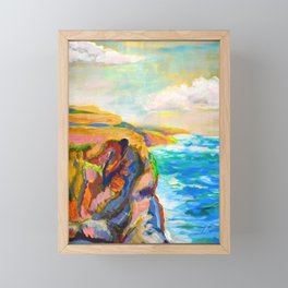 Beach Study Framed Mini Art Print
