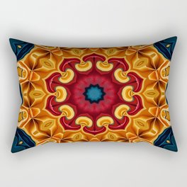 Sci-Fi Civilization Mandala Rectangular Pillow