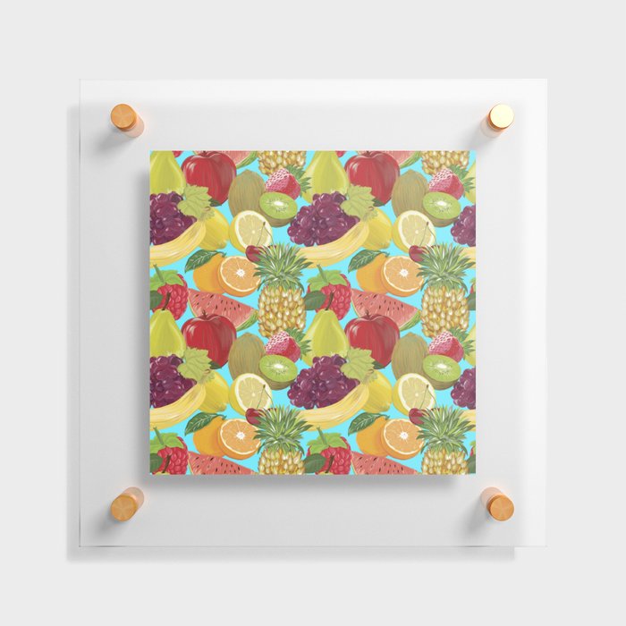 Tropical fruits Floating Acrylic Print