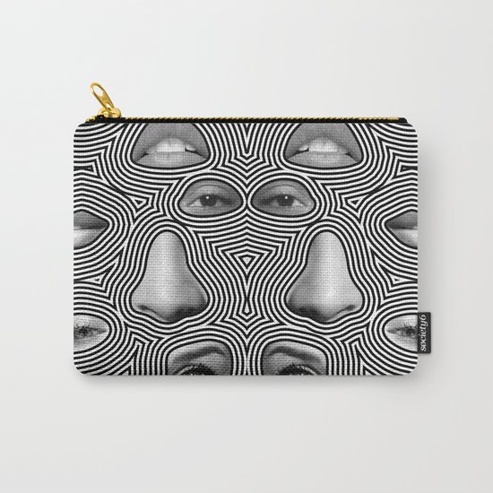 Silver Abuse Carry-All Pouch