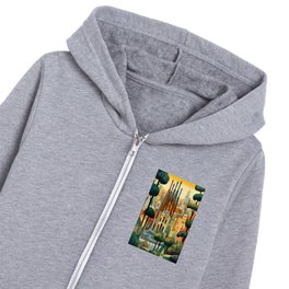 Sagrada Familia  Kids Zip Hoodie