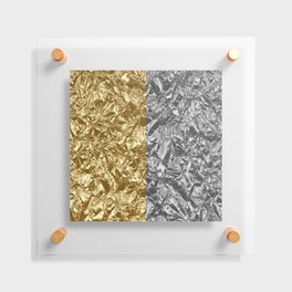 Gold Silver Foil Modern Collection Floating Acrylic Print