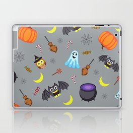 Halloween Seamless Pattern Laptop Skin