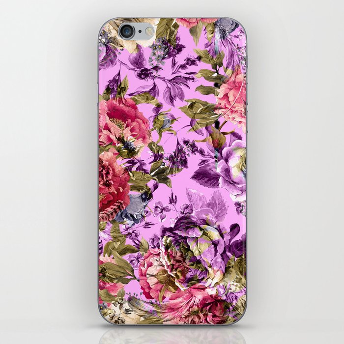 Seamless Floral Pattern iPhone Skin