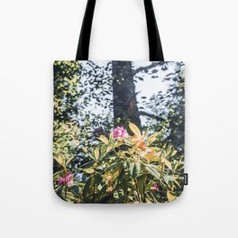 Flowers in the Forest | Travel Photography | Oregon Tote Bag