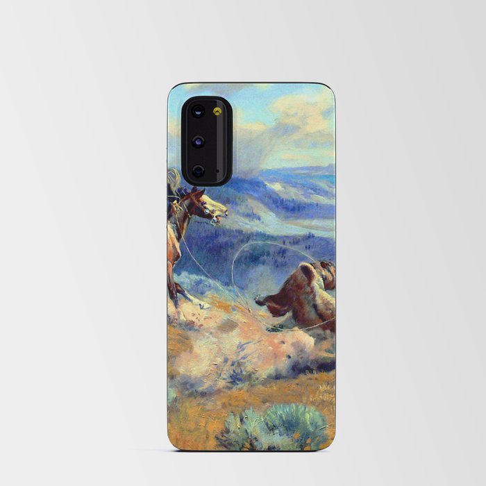 Charles Marion Russell The Bear Hunt Android Card Case