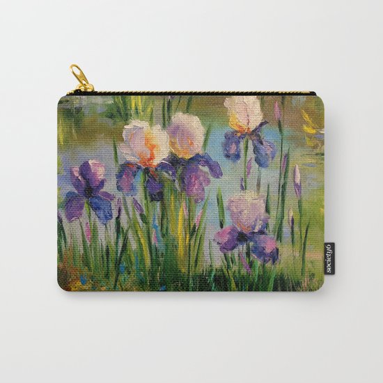 Iris by the pond Carry-All Pouch