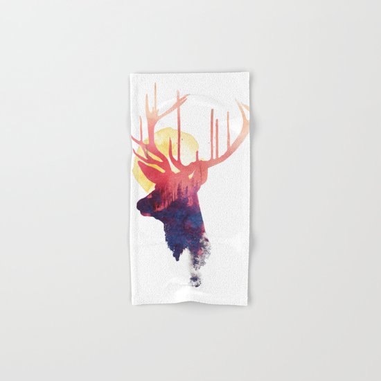 The burning sun Hand & Bath Towel