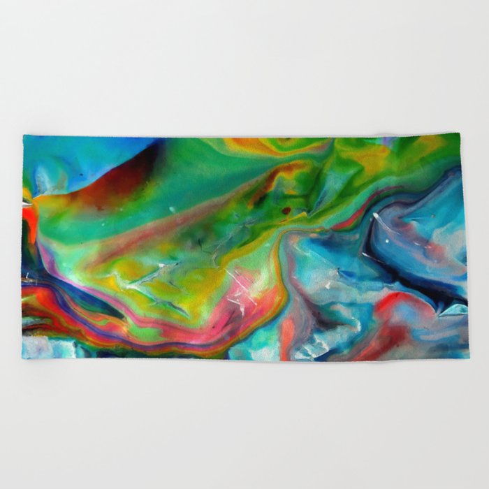 Spring abstraction Beach Towel