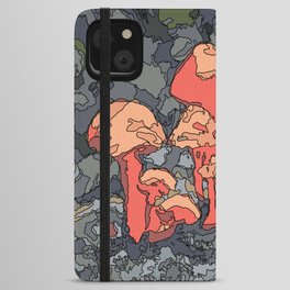 Orange mushrooms  iPhone Wallet Case