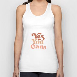 Yes You Can Unisex Tank Top
