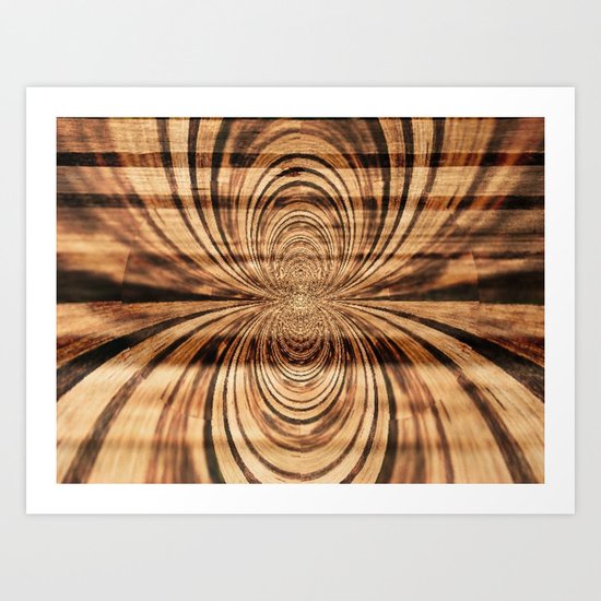 Spider Wood Art Print