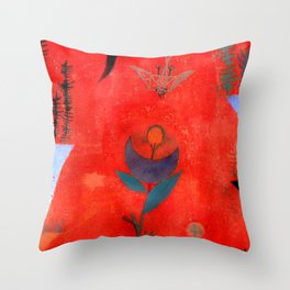 Paul Klee "Flower Myth" (1918) Throw Pillow
