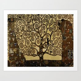 Gustav Klimt tree of life,No.1, Art Print