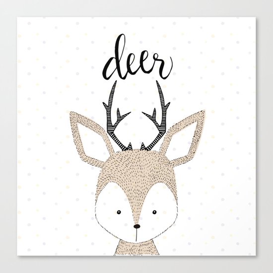 DEER Canvas Print