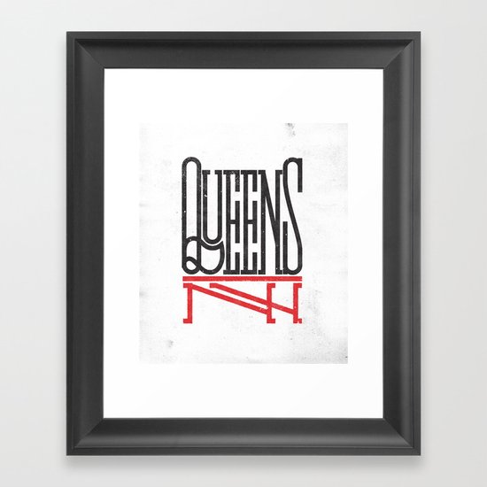 Queens NY Framed Art Print