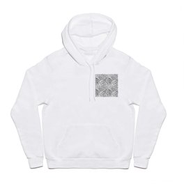 Abstract pattern in black and white Hoody