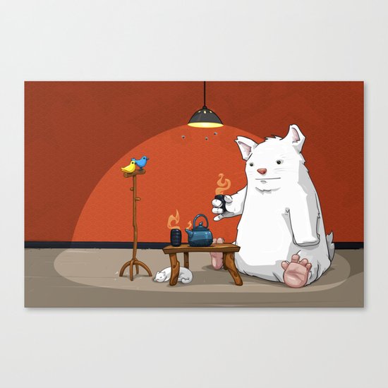 Tea for Three Canvas Print
