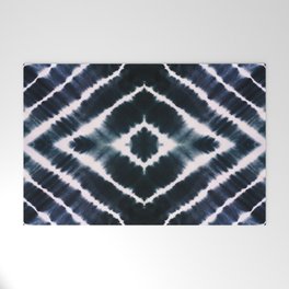 SHIBORI BLUE - WAKE UP CALL INDIGO Welcome Mat