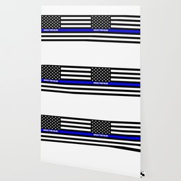 Thinblueline Wallpaper For Any Decor Style Society6 Check out this fantastic collection of blue line wallpapers, with 48 blue line background images for your desktop, phone or tablet. thinblueline wallpaper for any decor
