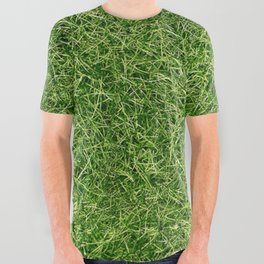 Grass Textures Turf All Over Graphic Tee