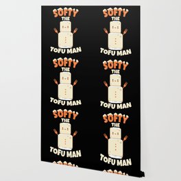 Softy Tofu Man Meatless Vegan Wallpaper
