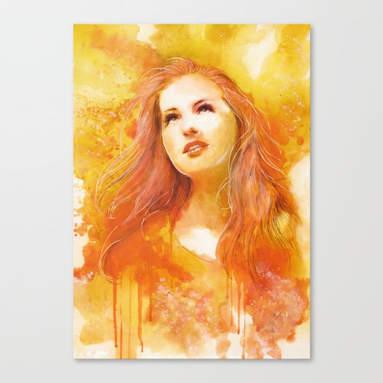 Just before the leaves fall Canvas Print