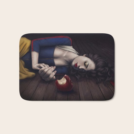 Poisoned apple Bath Mat