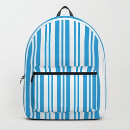 Elegant Blue Strips Pattern - Vertical Backpack