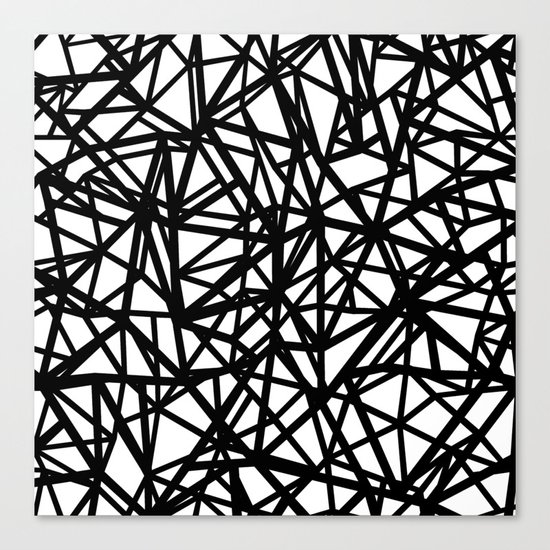 Ab Out T Double Canvas Print