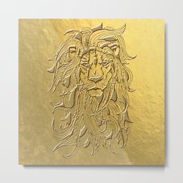 Lion Metal Print
